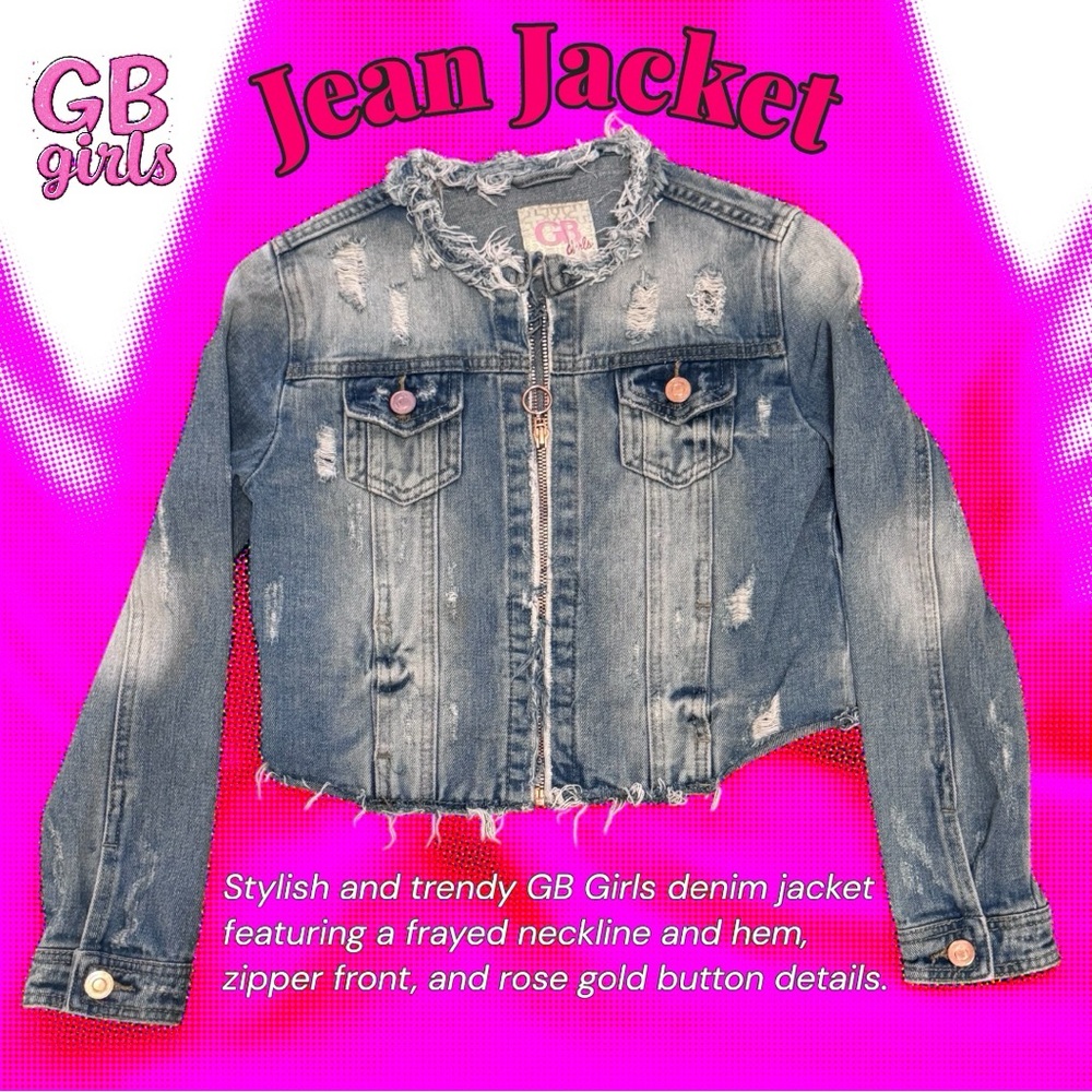 Distressed Denim Jacket